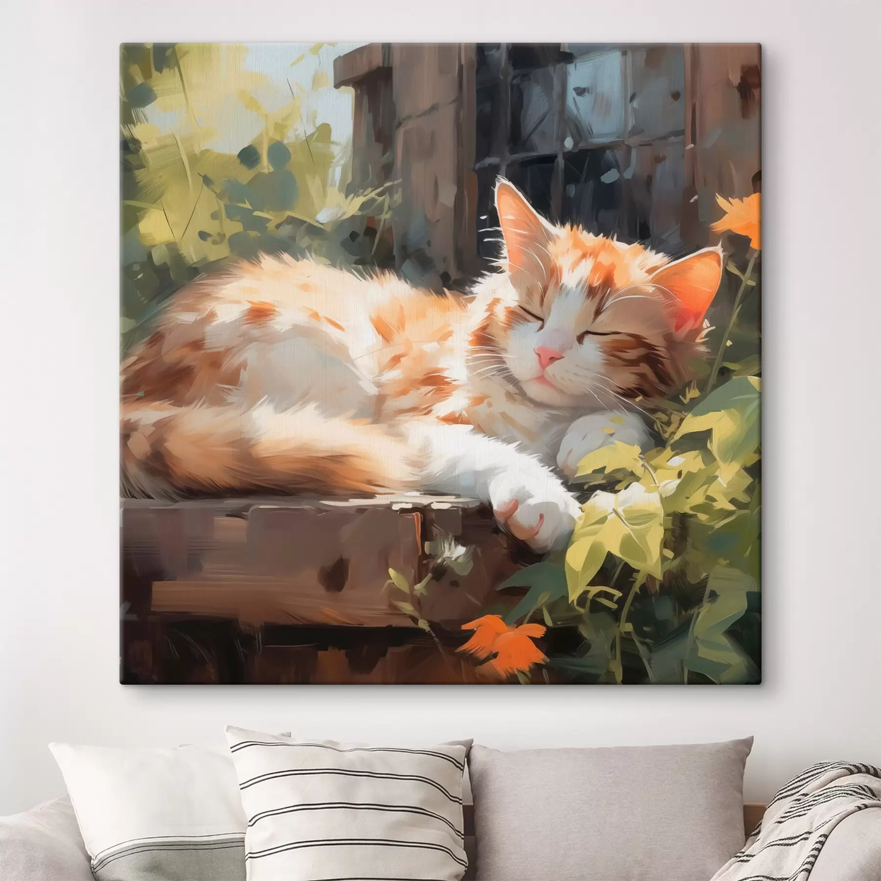 murales de pared Gato dormilón s42900