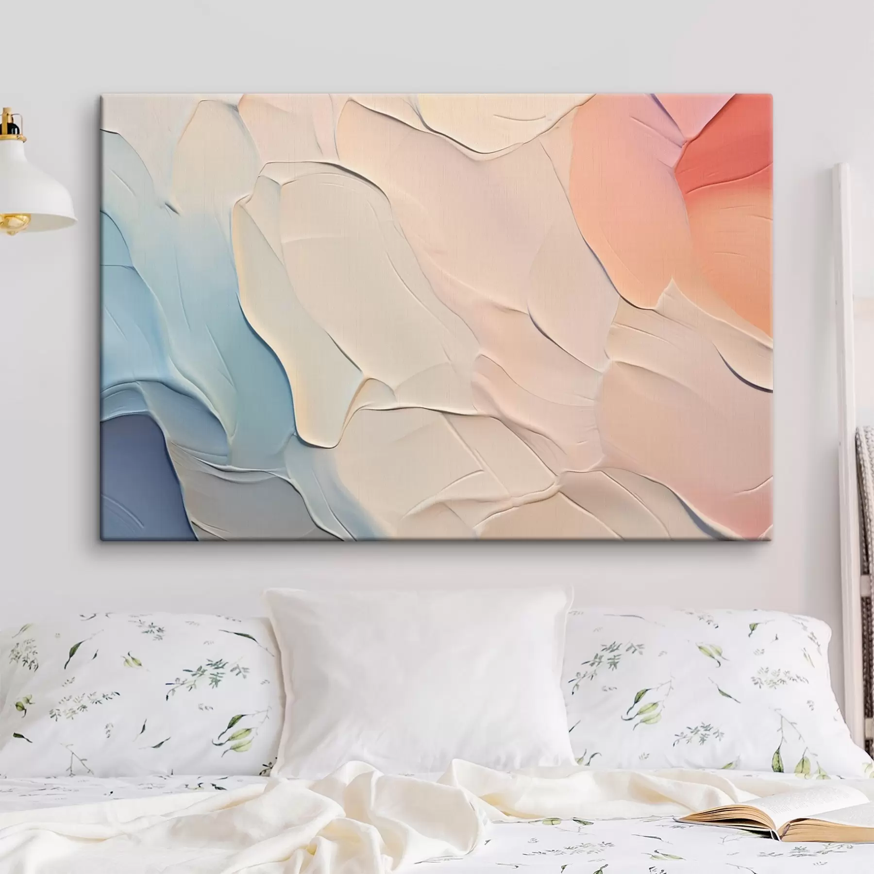 murales de pared Imitación abstracta de grandes pinceladas de pintura s42914