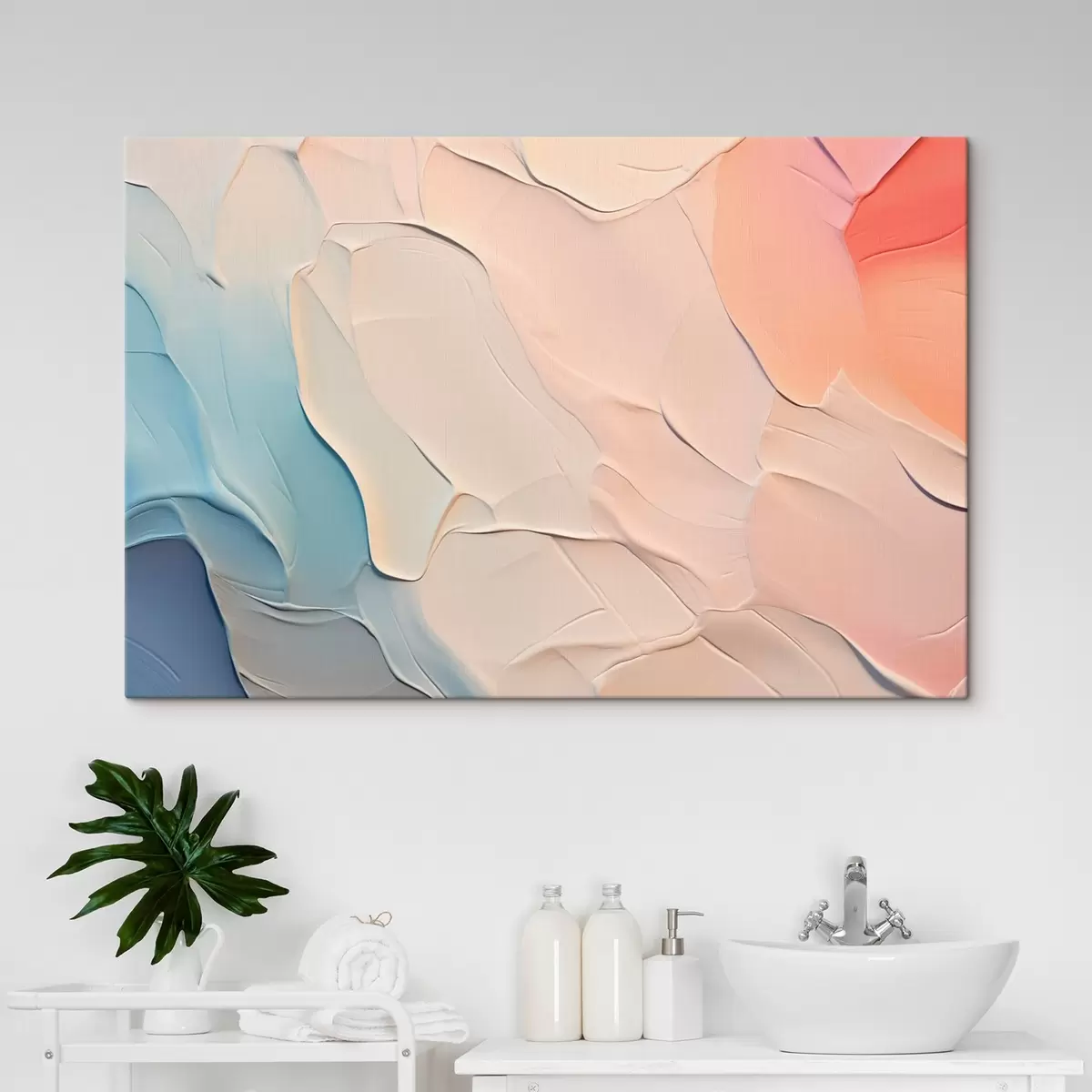 murales de pared Imitación abstracta de grandes pinceladas de pintura s42914