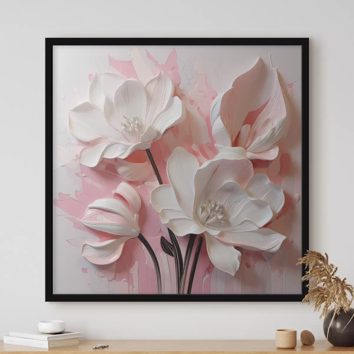 Poster Flores blancas f42895