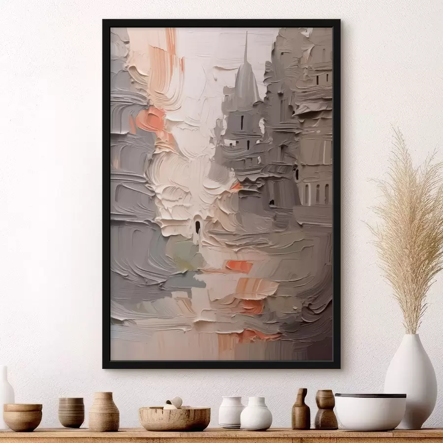 murales de pared Paisaje urbano abstracto f42906