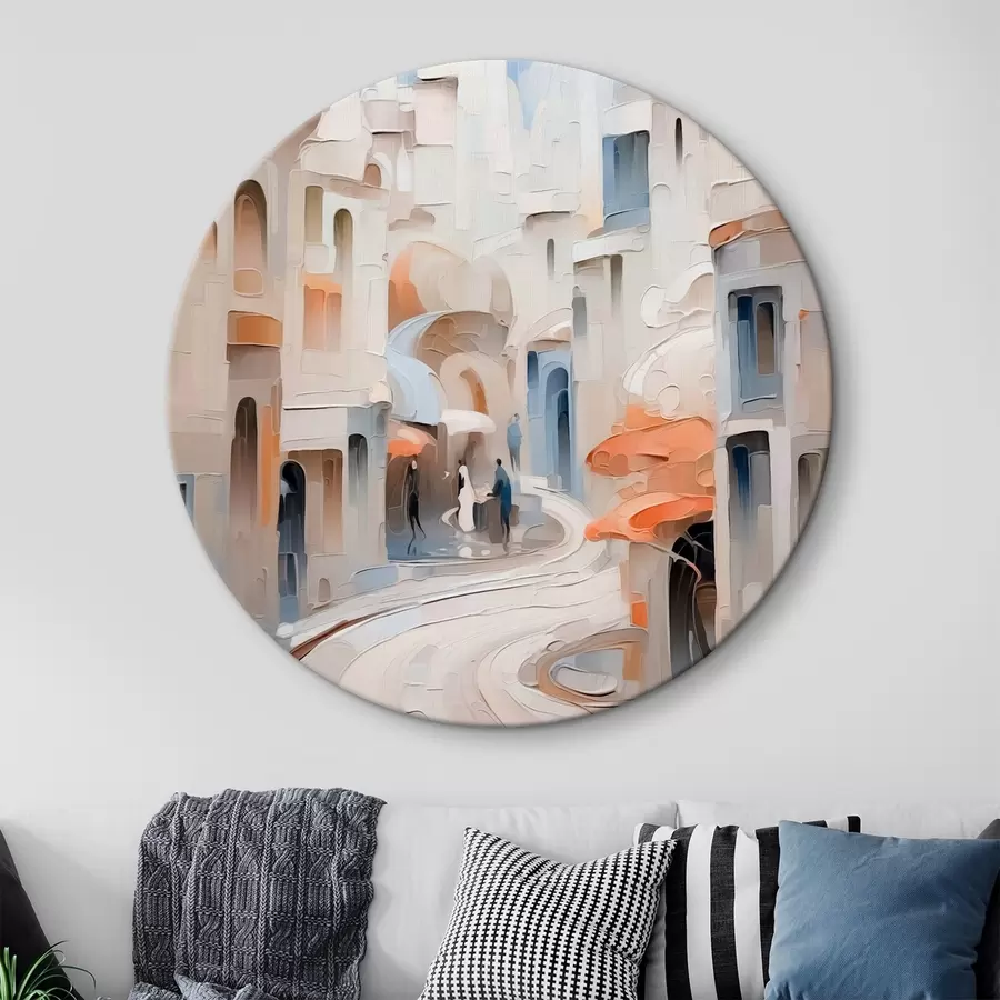 murales de pared Paisaje urbano abstracto r42901