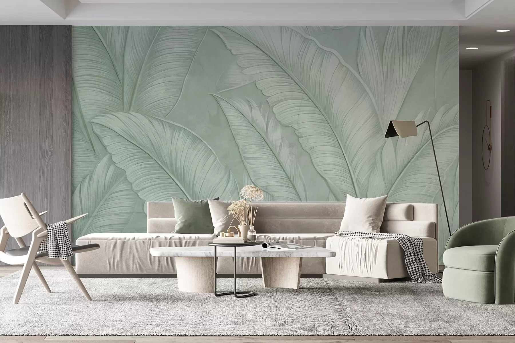 murales de pared Relieve tropical salvia w08772v1