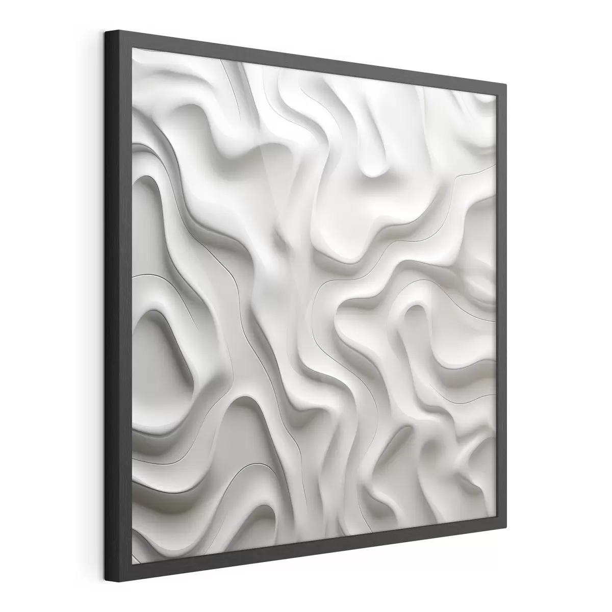 Poster Ondas abstractas blancas f42891