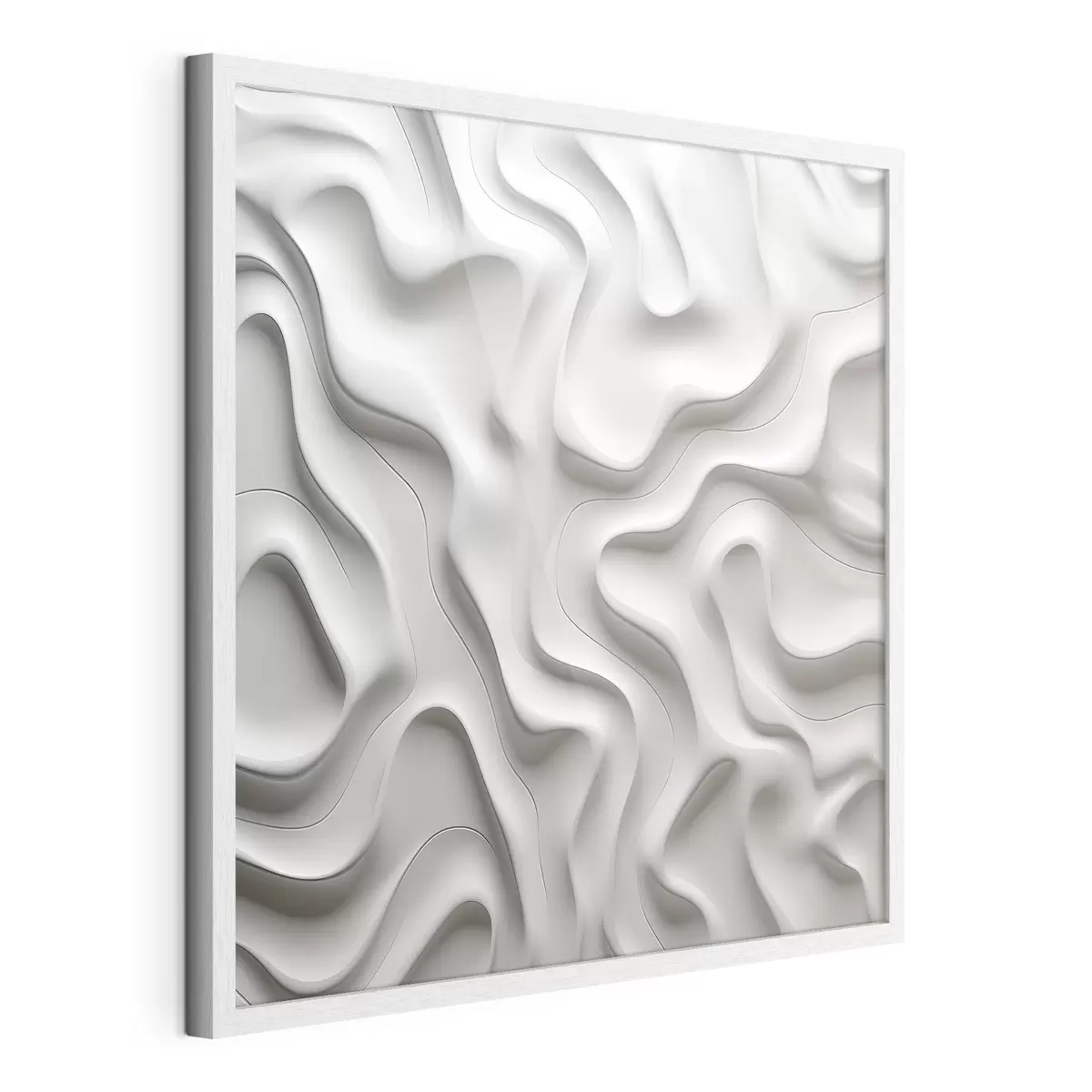 Poster Ondas abstractas blancas f42891