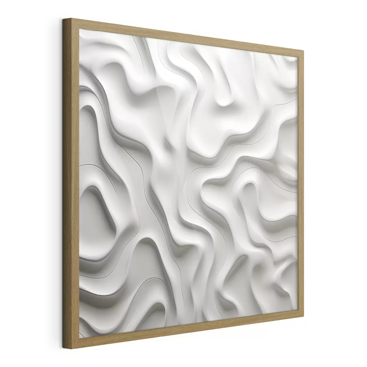 Poster Ondas abstractas blancas f42891