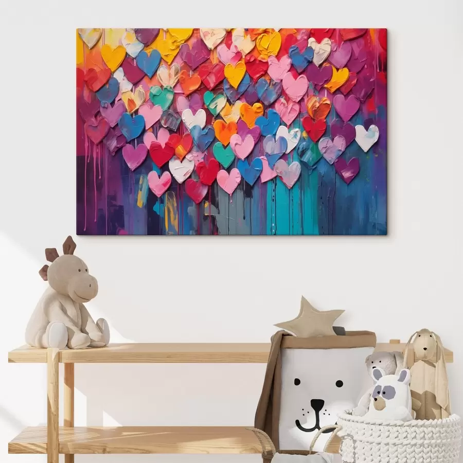 murales de pared Corazones s42949