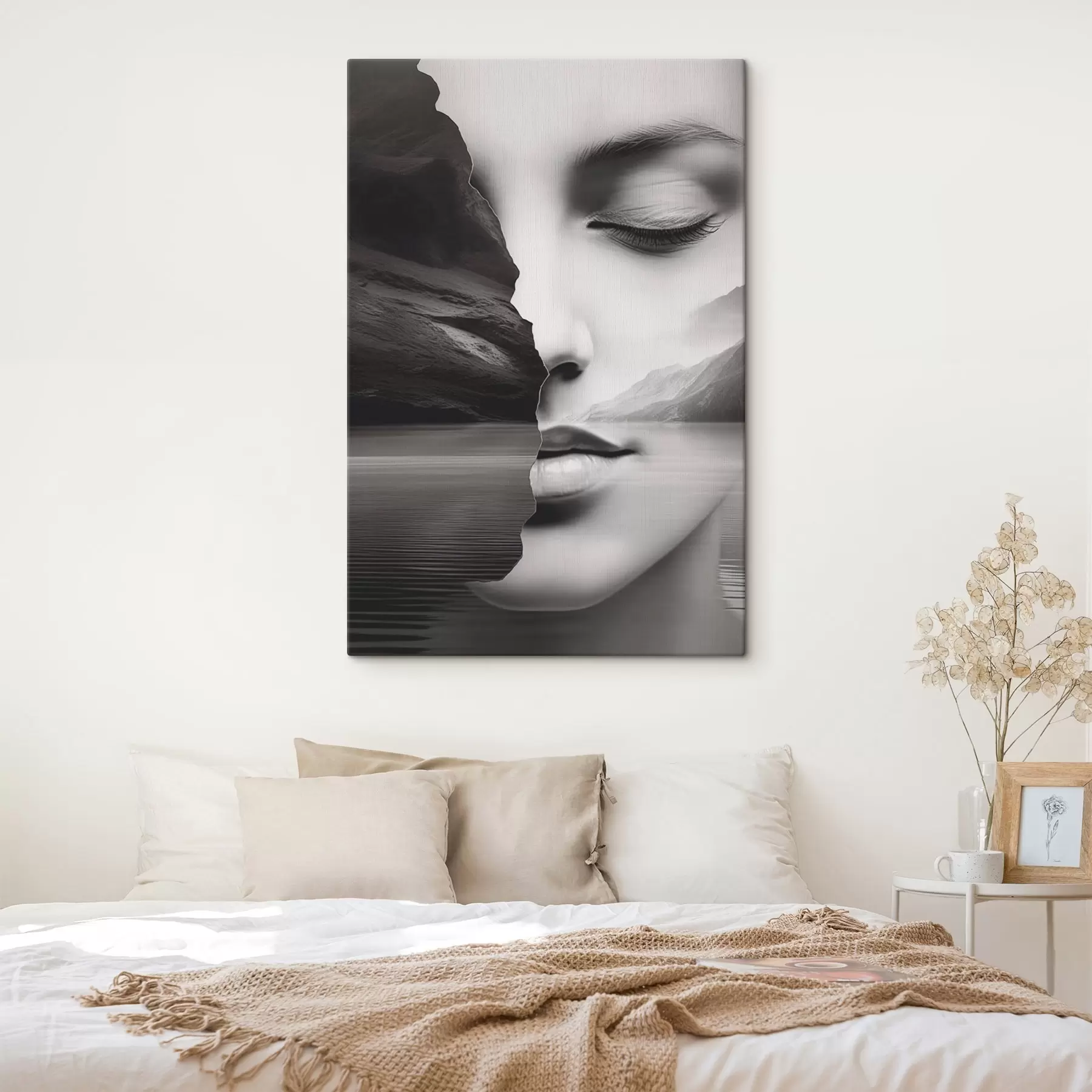 murales de pared Surrealismo en blanco y negro s42953