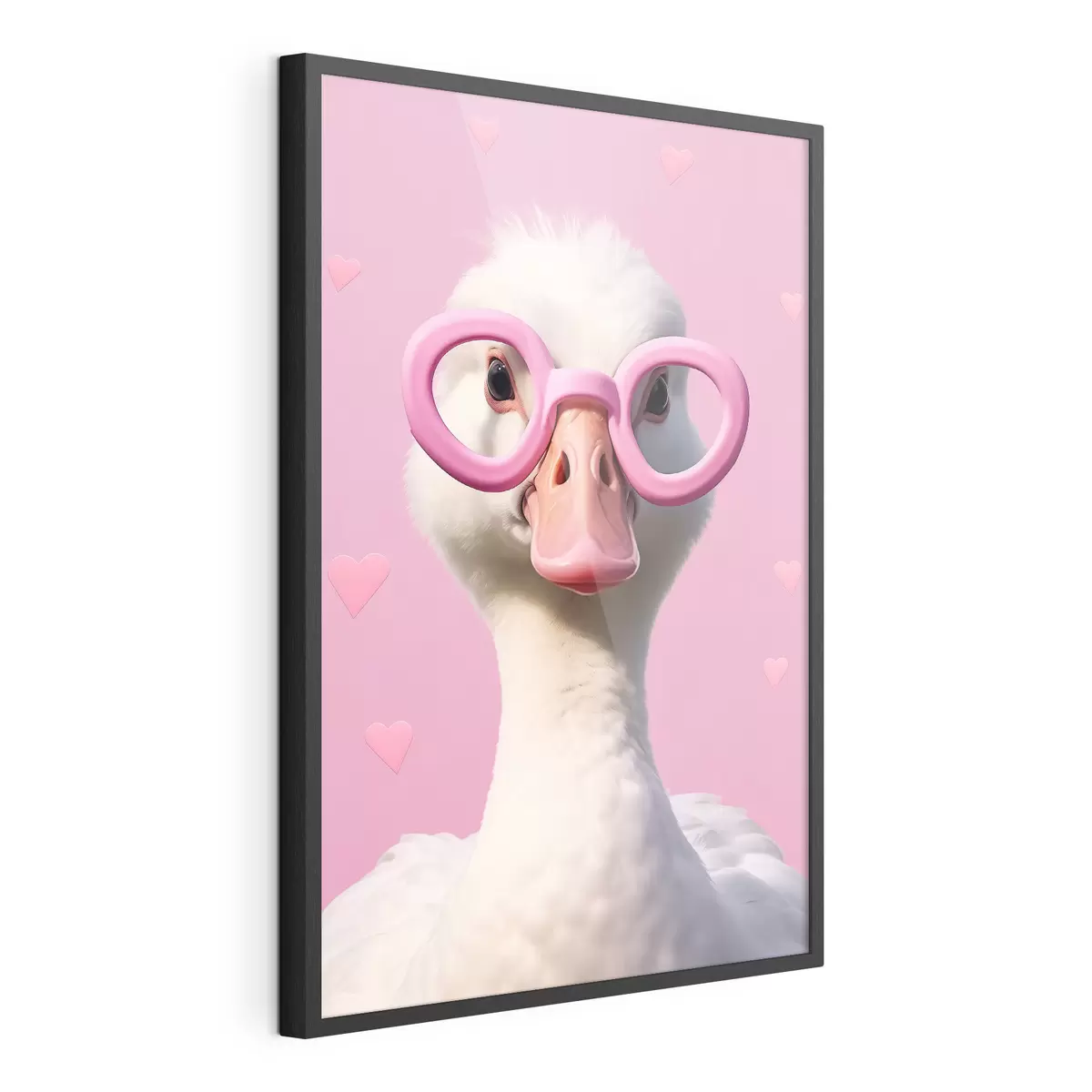 Poster Ganso con gafas rosas f42947