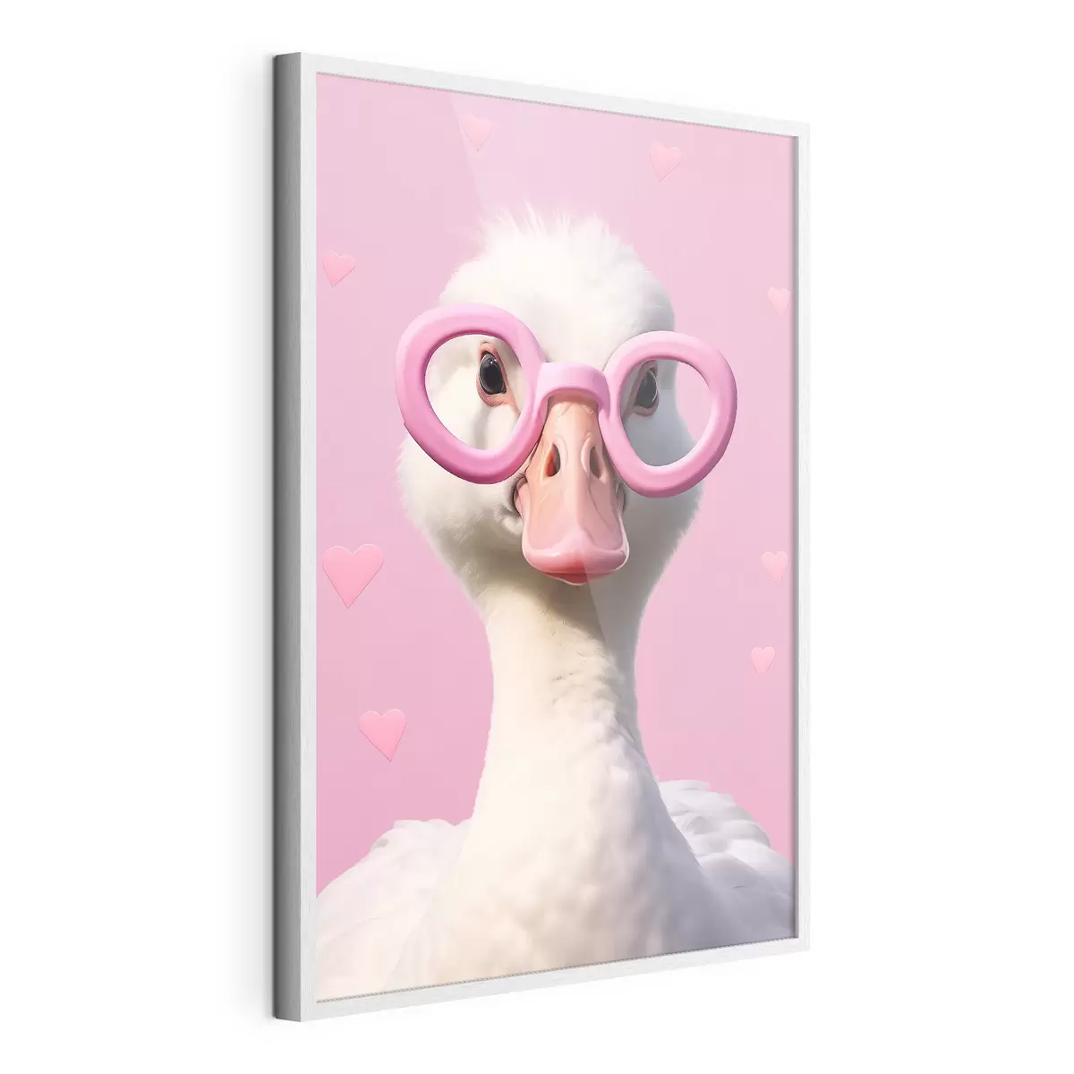 Poster Ganso con gafas rosas f42947