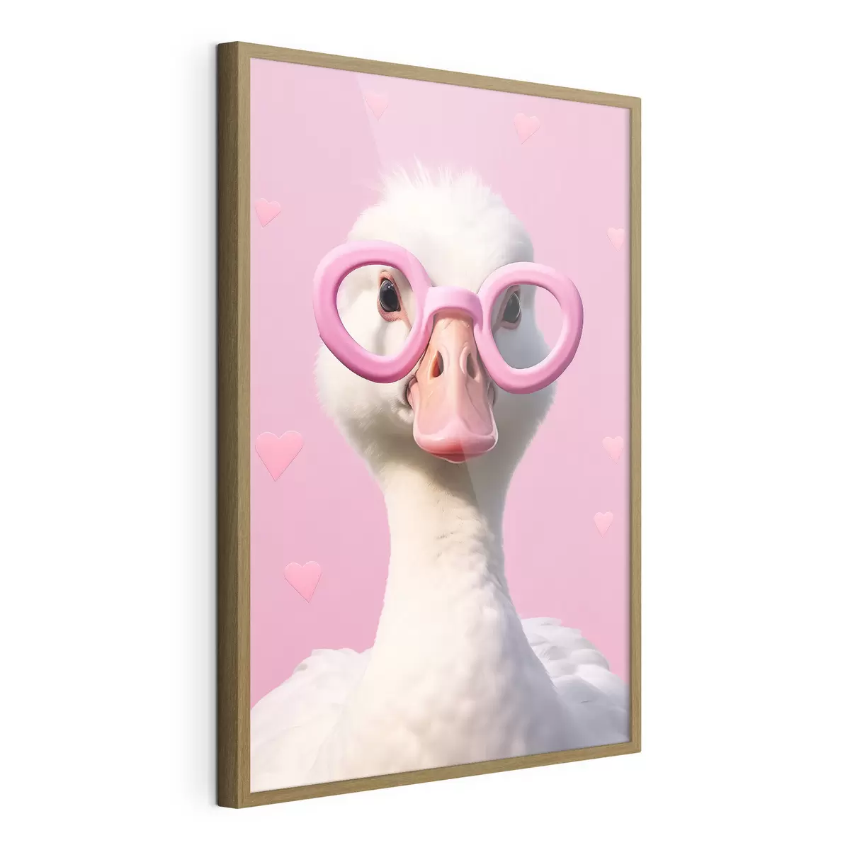 Poster Ganso con gafas rosas f42947