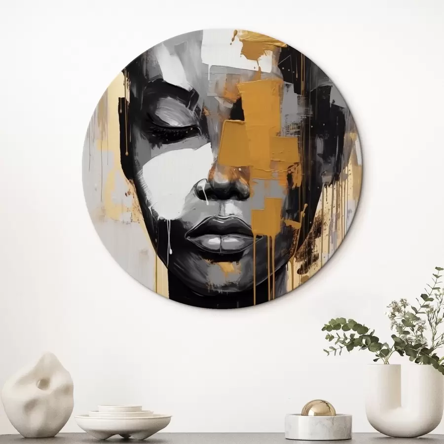 murales de pared Cara de niña r42950