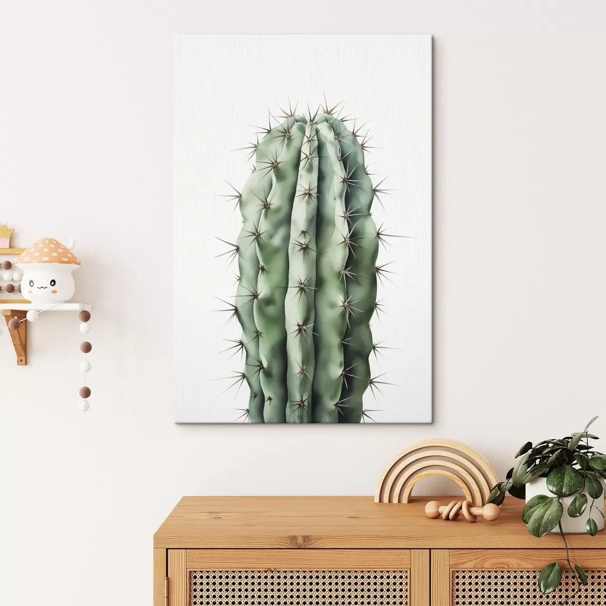 murales de pared Acuarela imitación cactus s42961