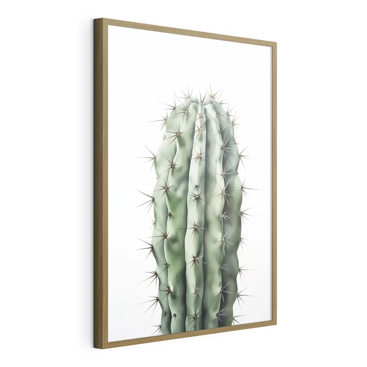 Poster Acuarela imitación cactus f42961