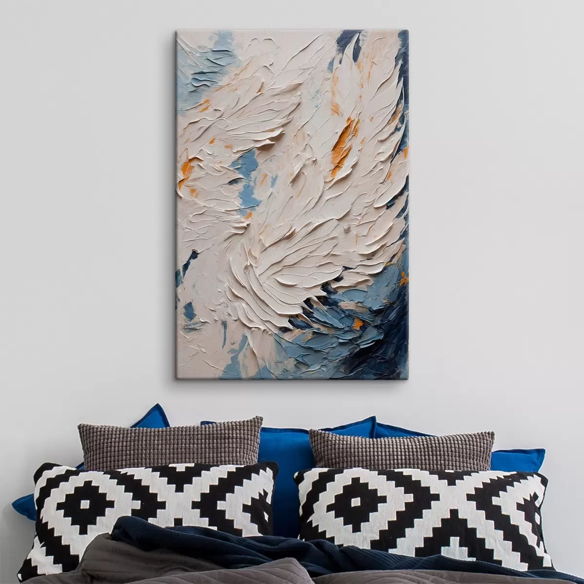 murales de pared Ala abstracta al óleo s42761