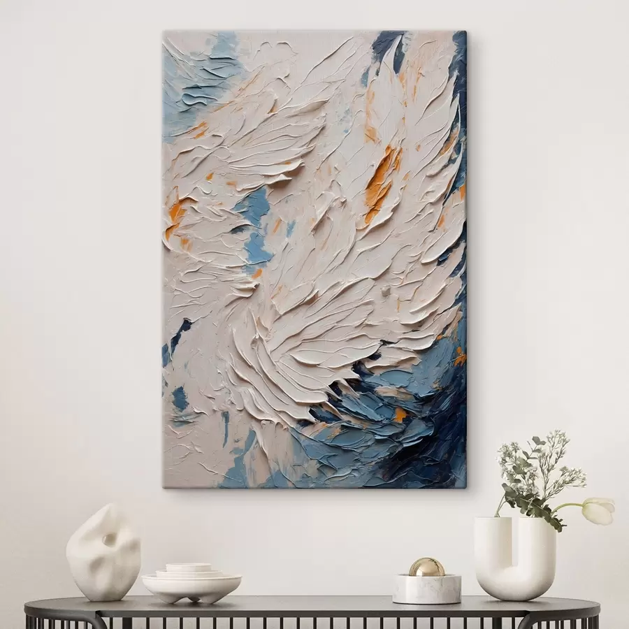 murales de pared Ala abstracta al óleo s42761