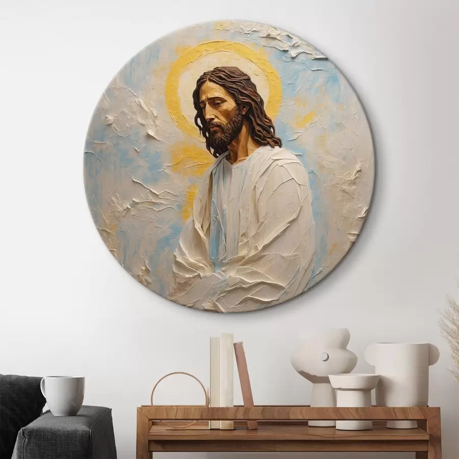 murales de pared Jerur Chrirt en pintura al óleo rtyle r42768