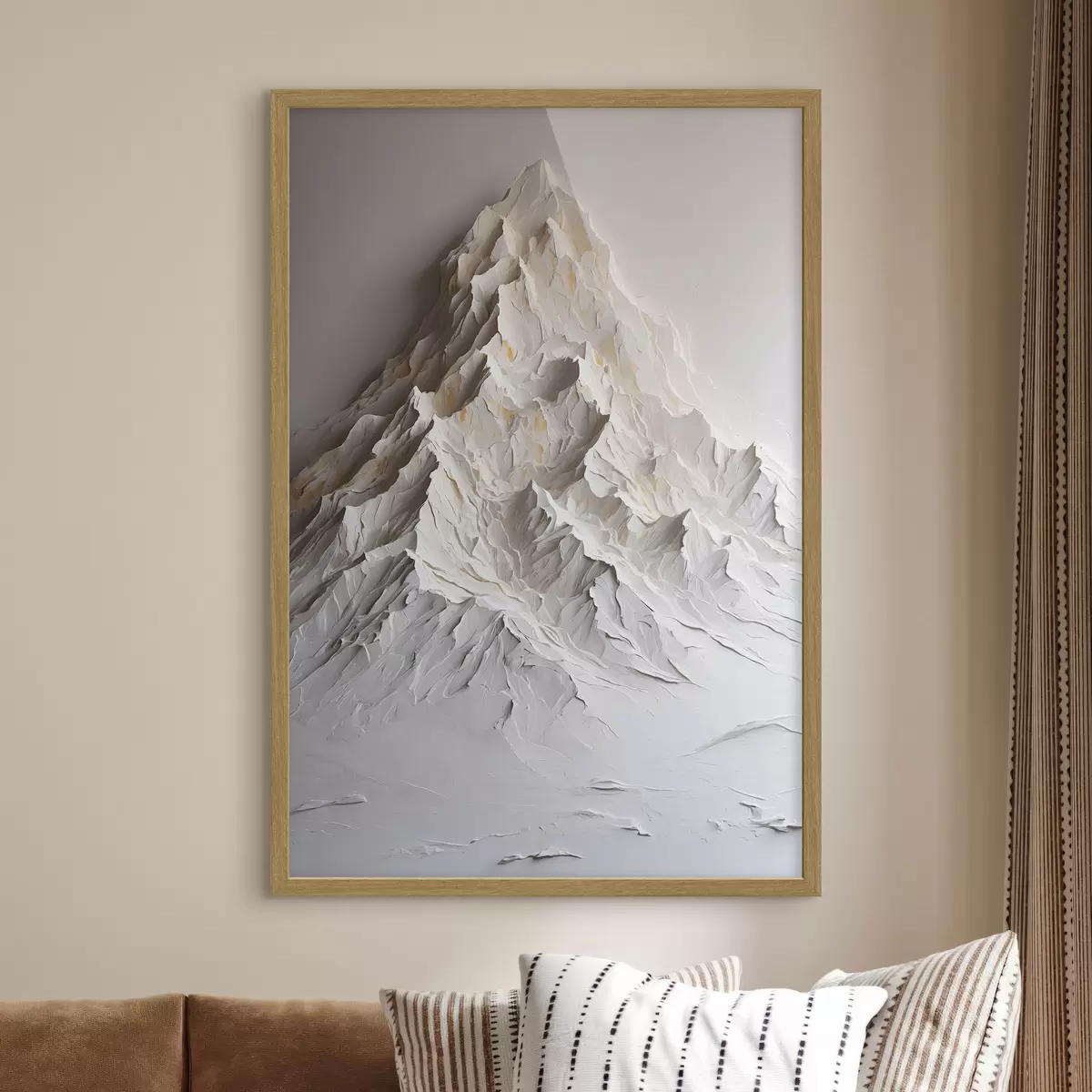 Poster fnow montaña al óleo ftyle f42760
