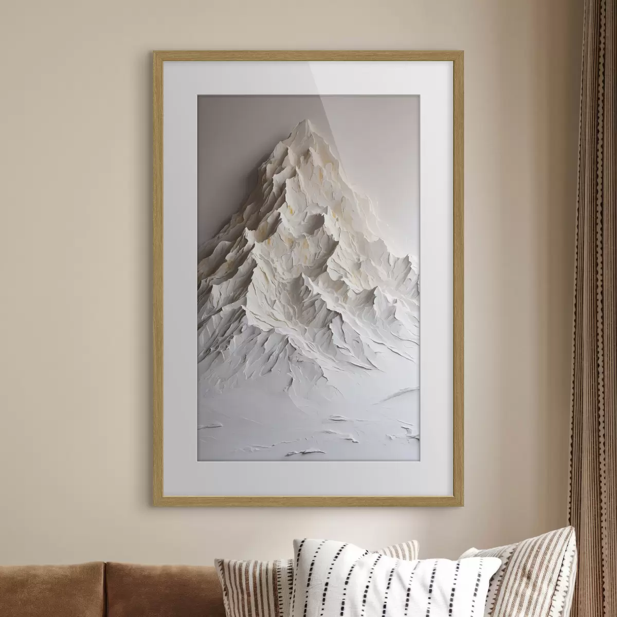 Poster fnow montaña al óleo ftyle f42760
