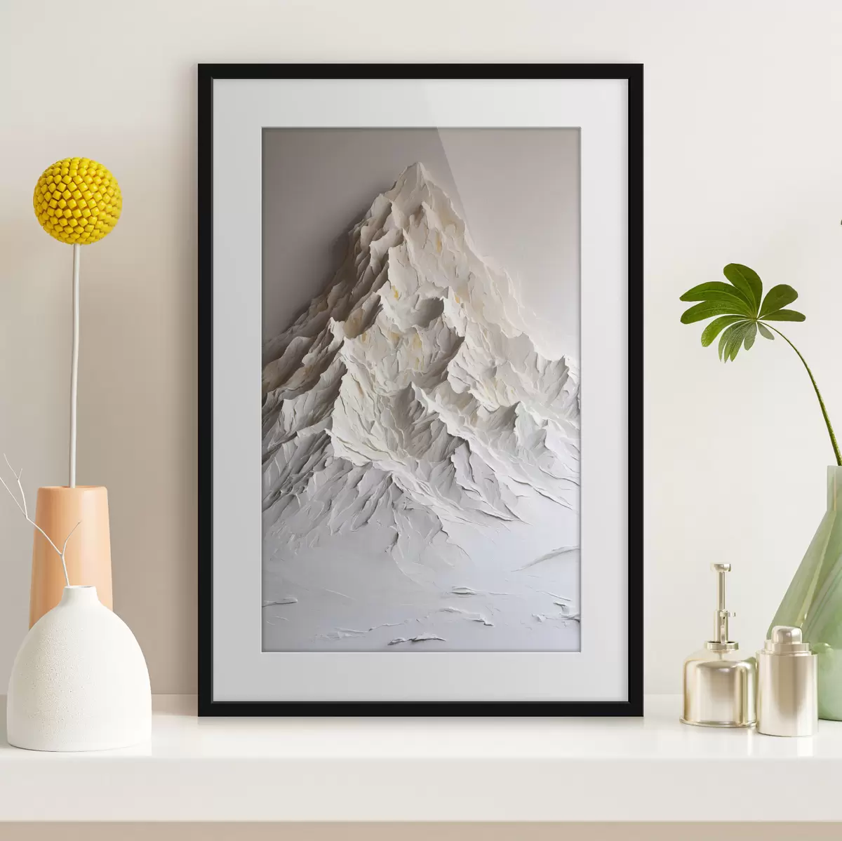 Poster fnow montaña al óleo ftyle f42760