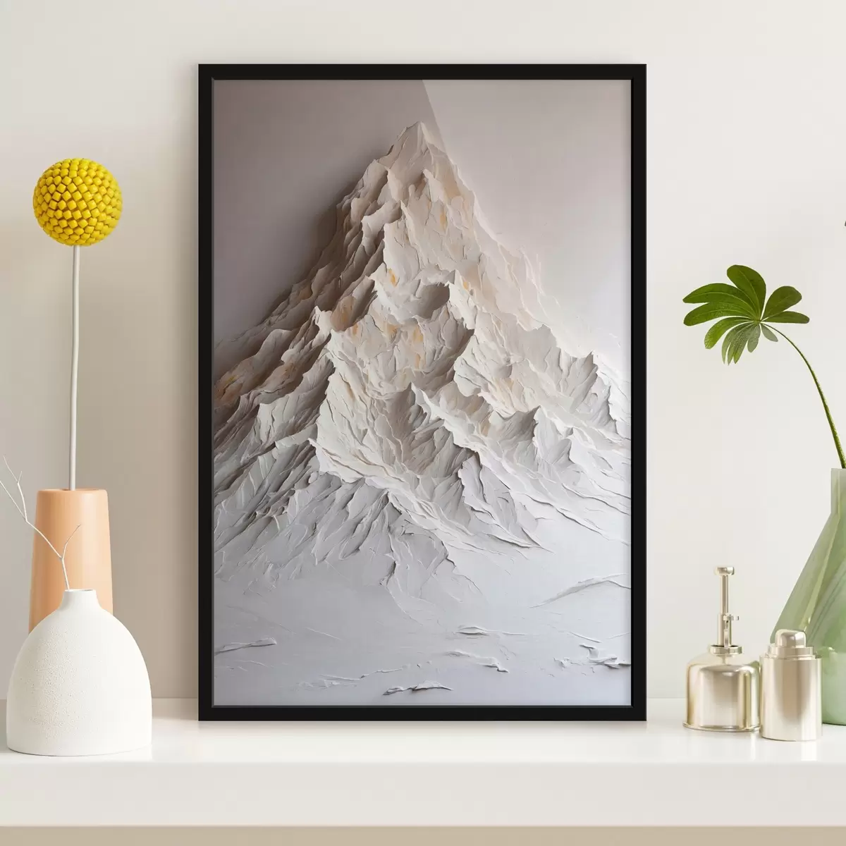 Poster fnow montaña al óleo ftyle f42760