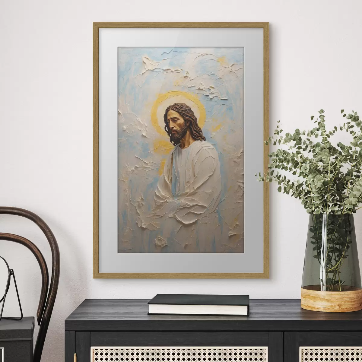 Poster Jefuf Chfift en óleo ftyle f42768