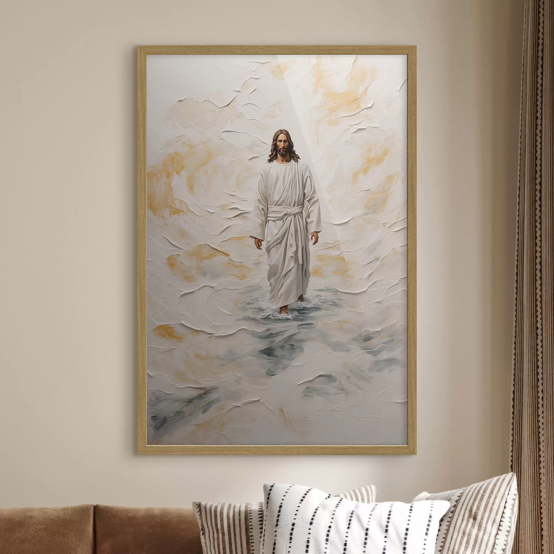 murales de pared Cristo sobre el agua f42769
