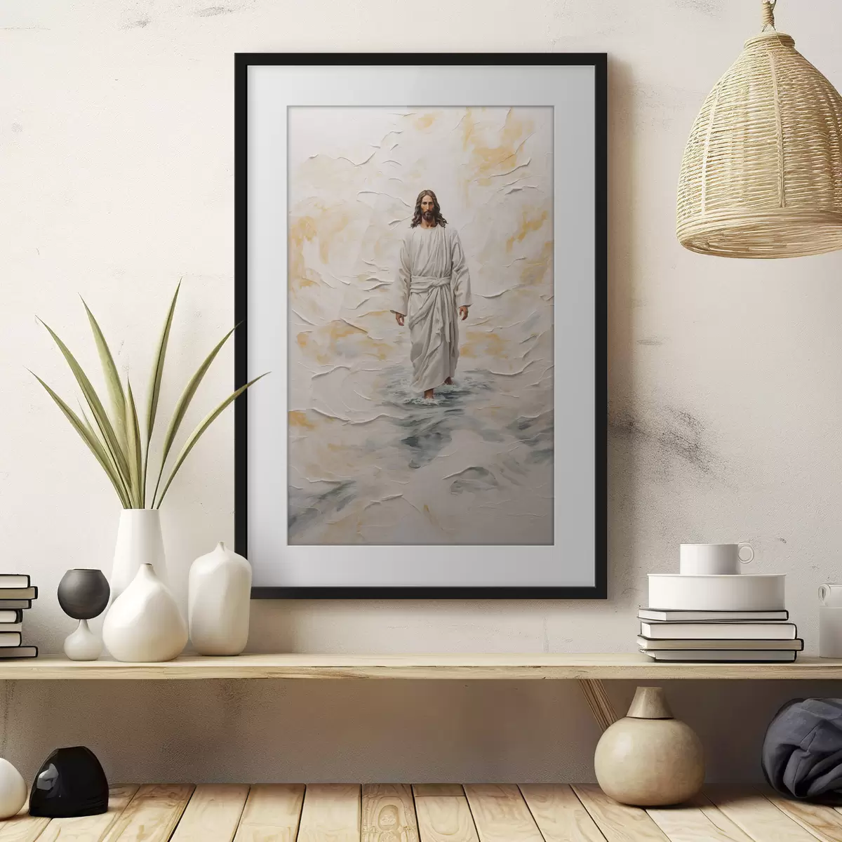 Poster Cristo sobre el agua f42769