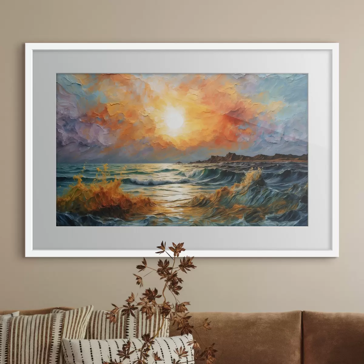 Poster El mar enciende el cielo f42920