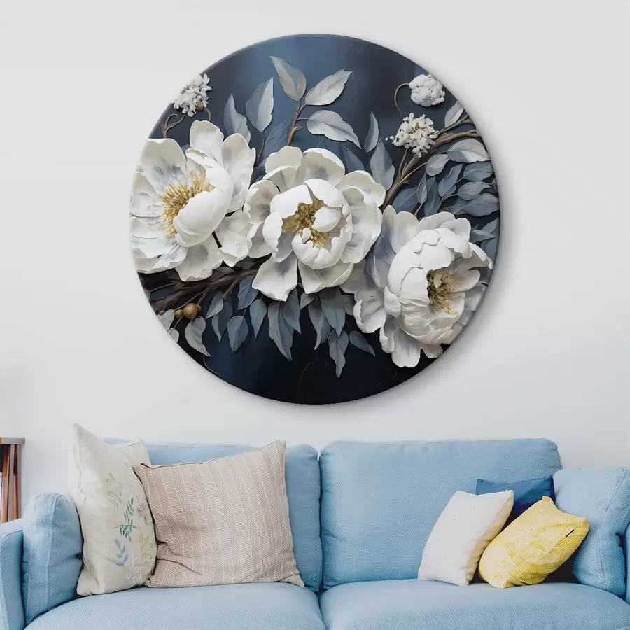 murales de pared Tres flores grandes r42888