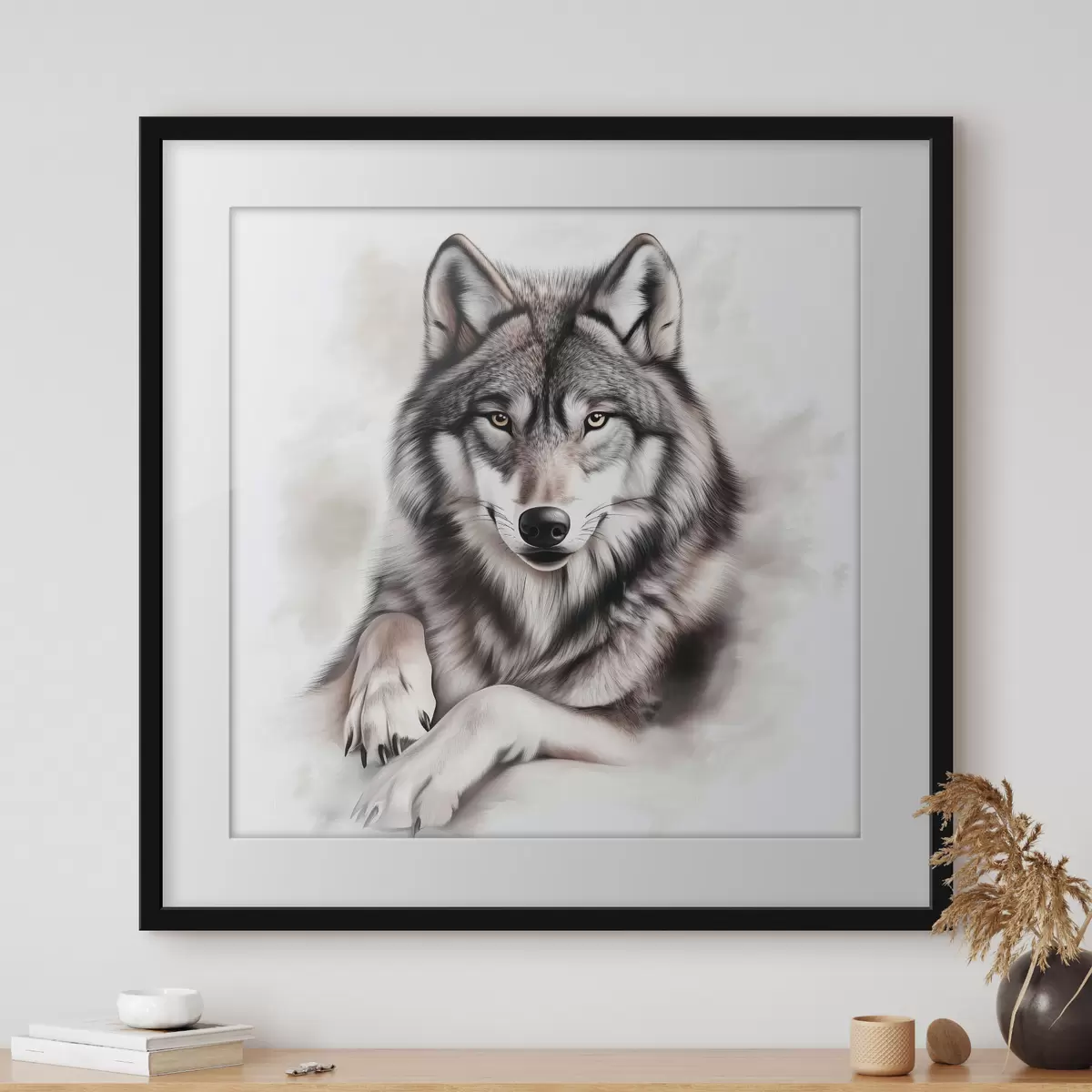 Poster Un hermoso lobo f42985