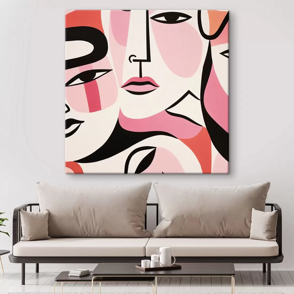 murales de pared Abstracto, Gente, Cara s43031