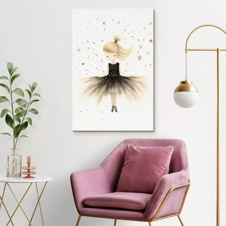 murales de pared Bonita bailarina s43034