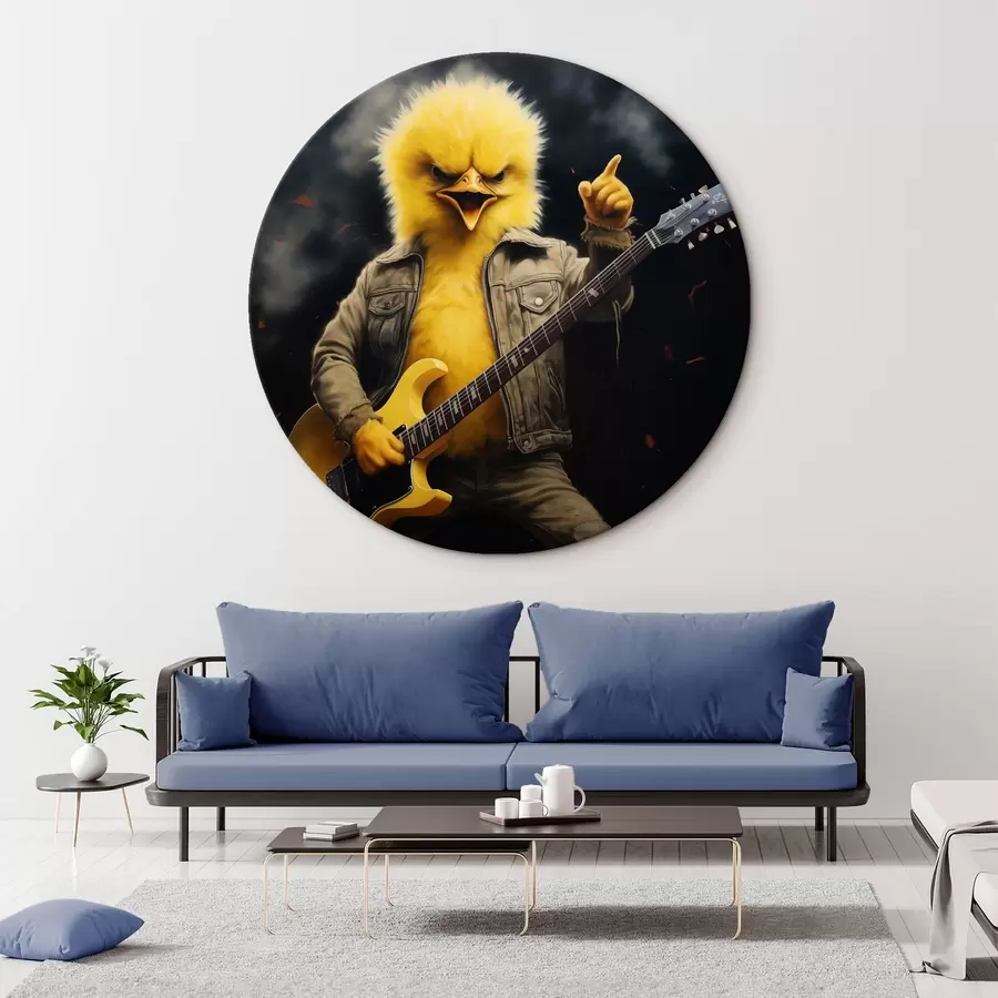 murales de pared Pollo Rocker r43029