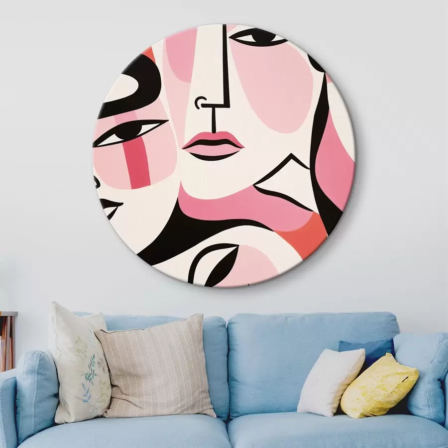 murales de pared Abstracto, Gente, Cara r43031