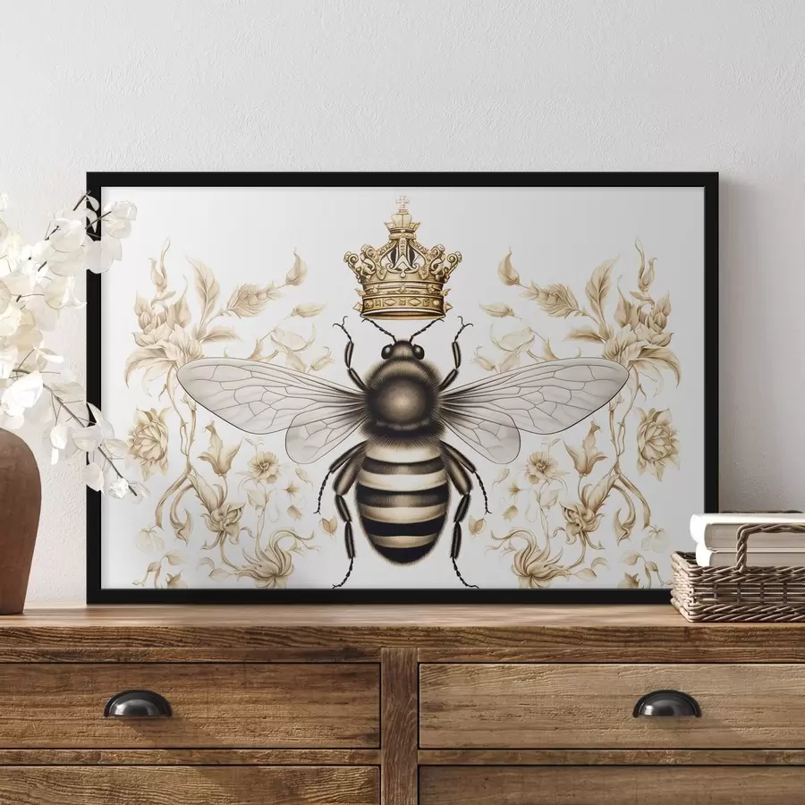 murales de pared Abeja reina f43026