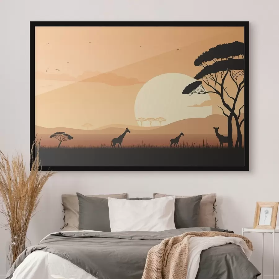 murales de pared Safari f43028