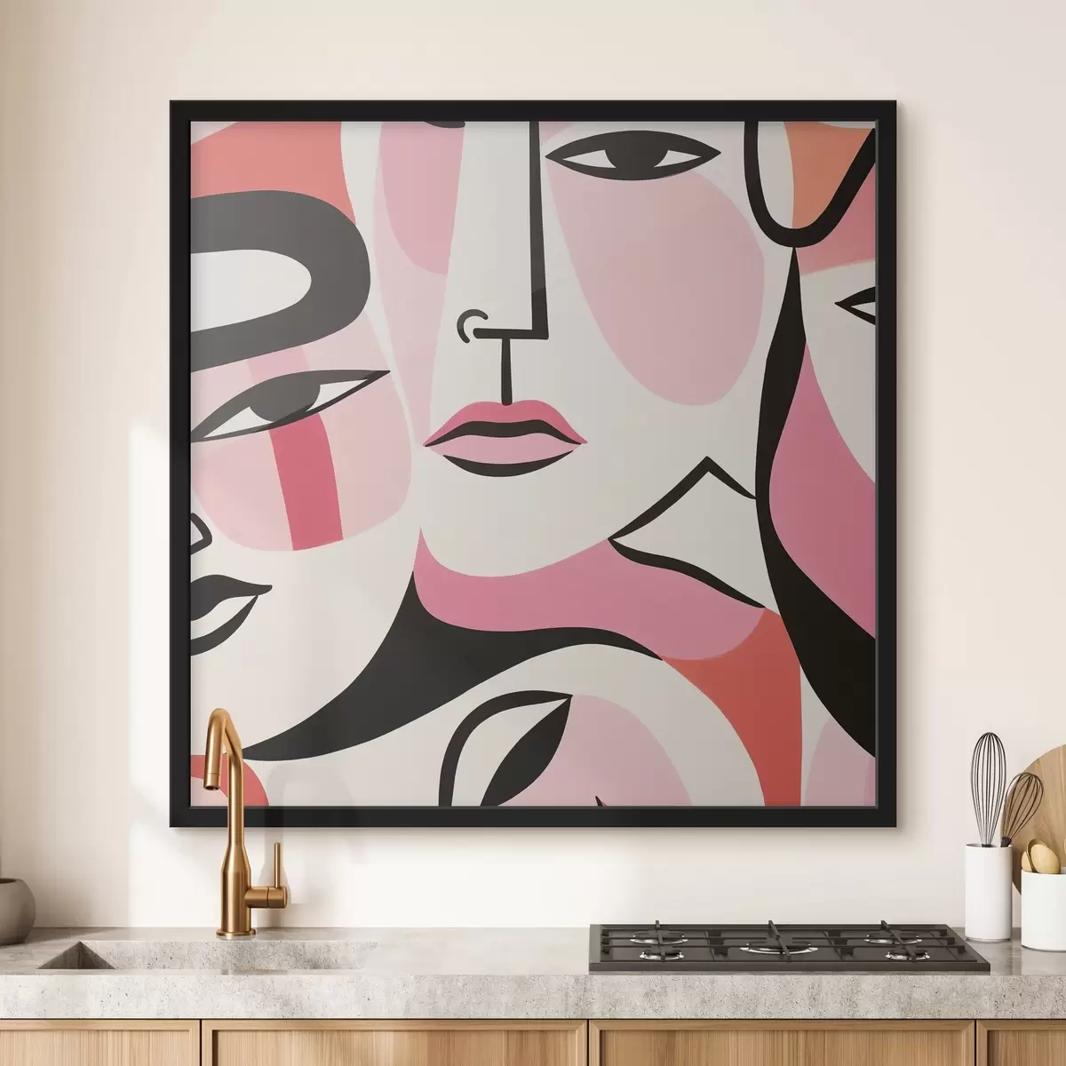 Poster Abstracto, Gente, Cara f43031