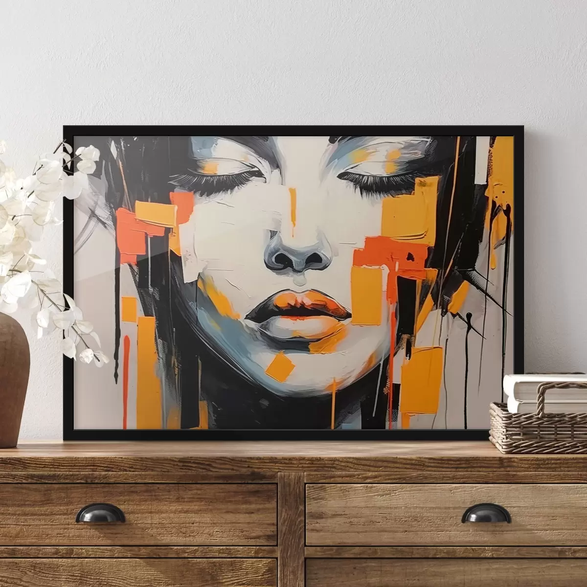 Poster Retrato abstracto f43019