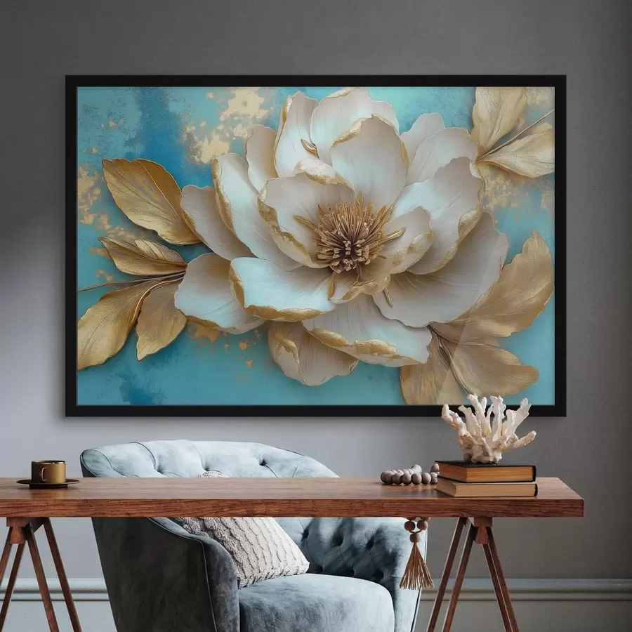 murales de pared Flor grande f43022