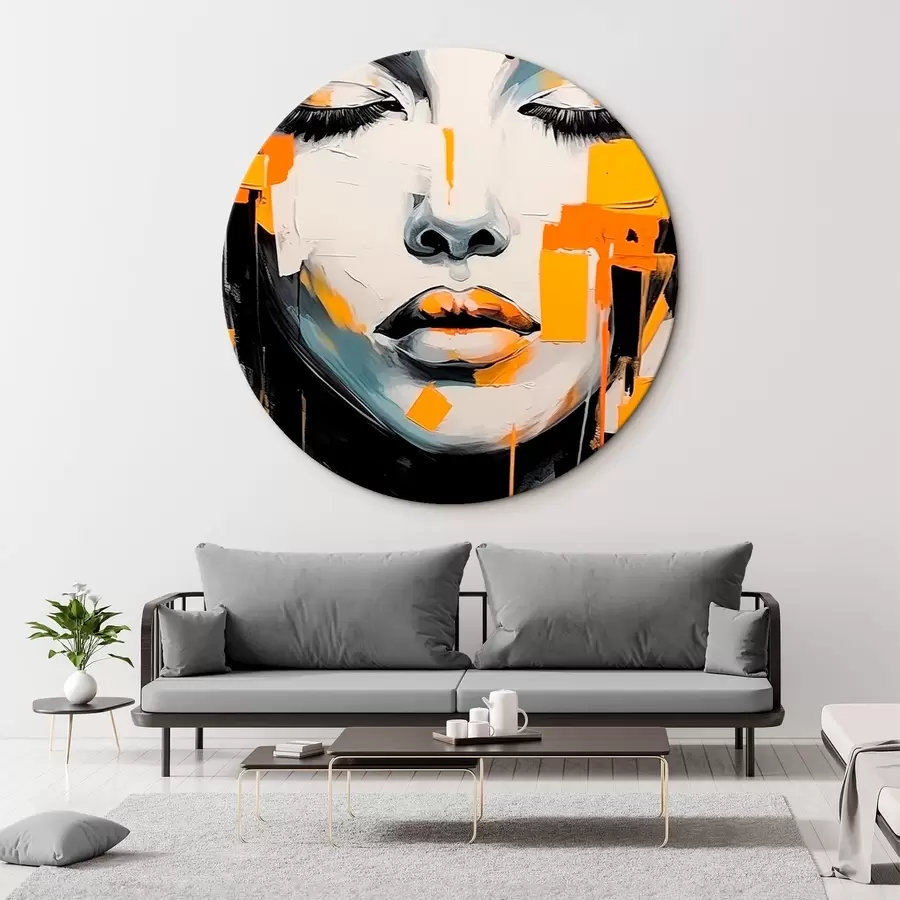 murales de pared Retrato abstracto r43019