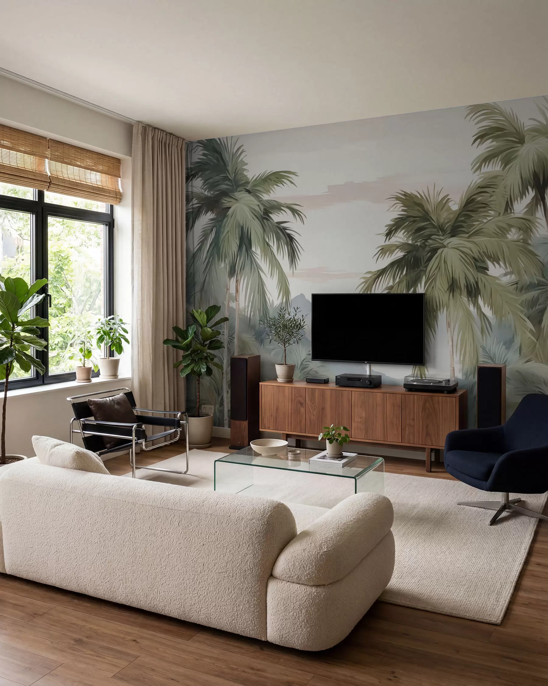murales de pared Palmeral pintado w03267