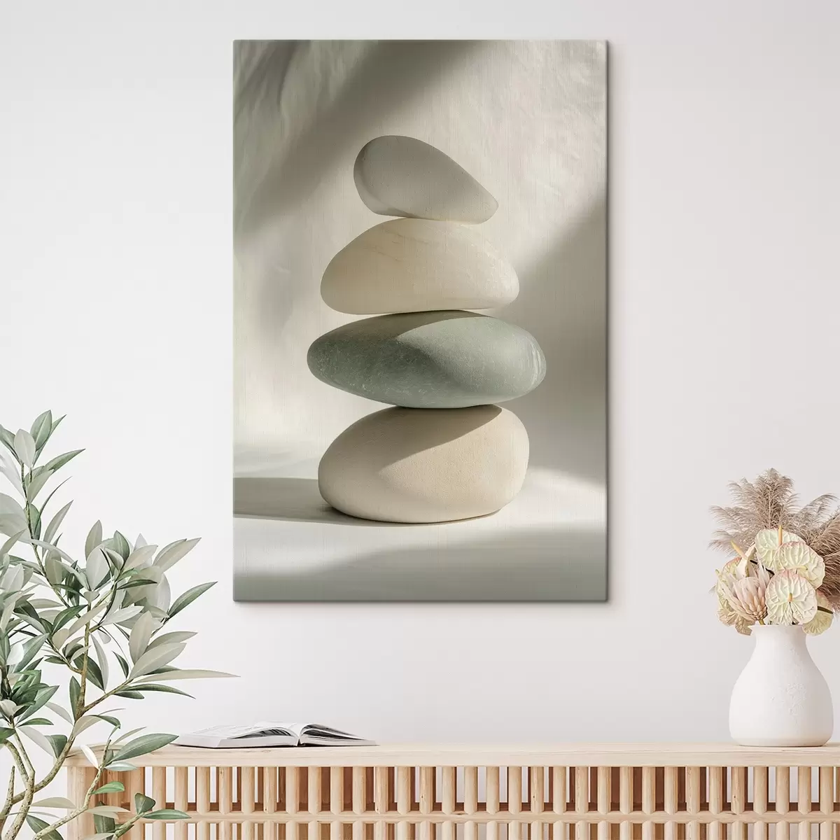 murales de pared Piedras estéticas, realismo, decoración del hogar, iluminación natural  s43048