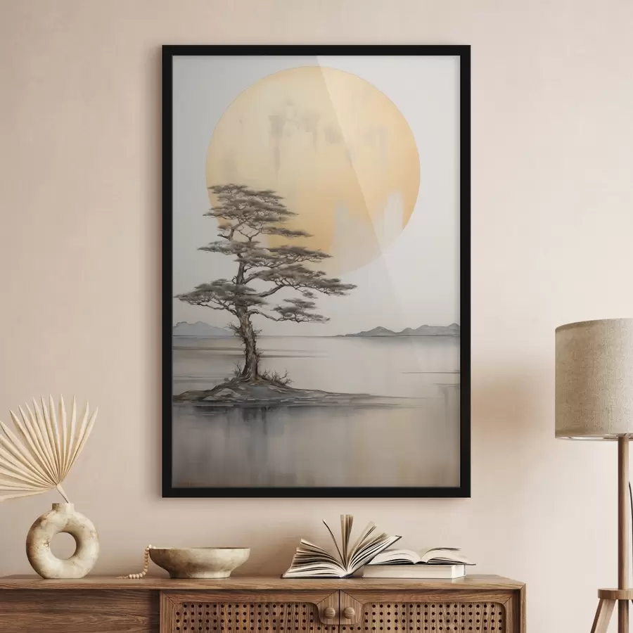 murales de pared Silencio sobre el agua