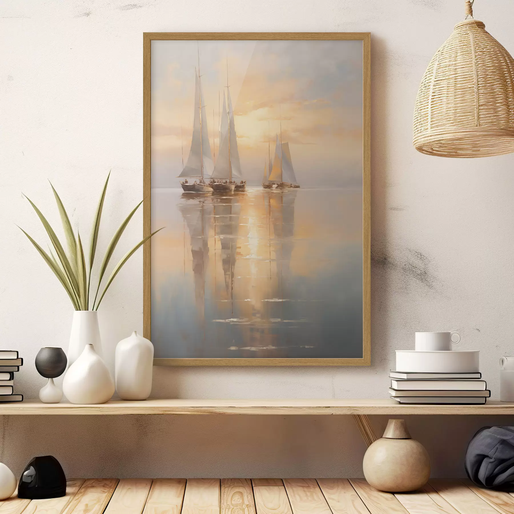 murales de pared Velas del alba f43148