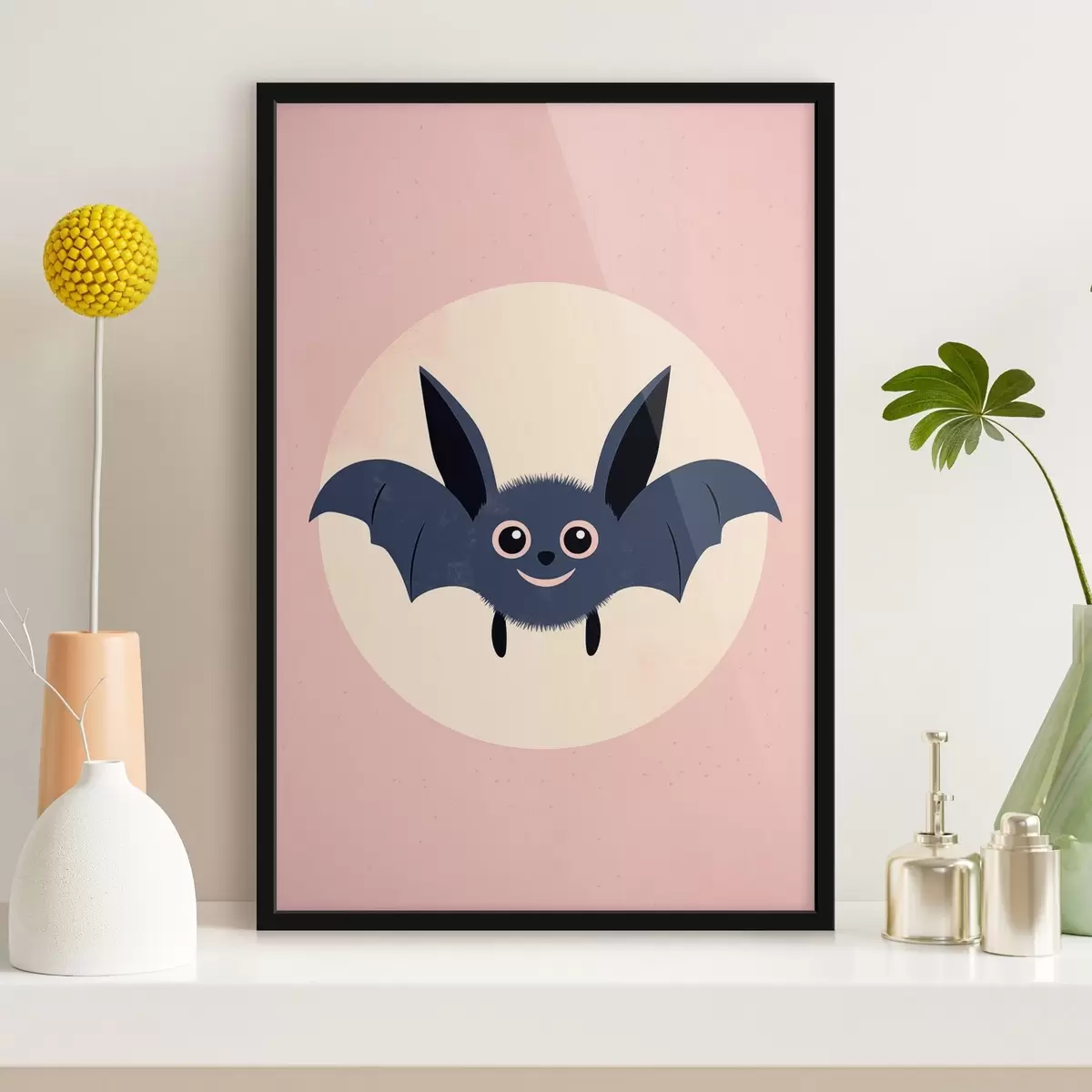 Poster Murciélago iluminado por la luna f43151