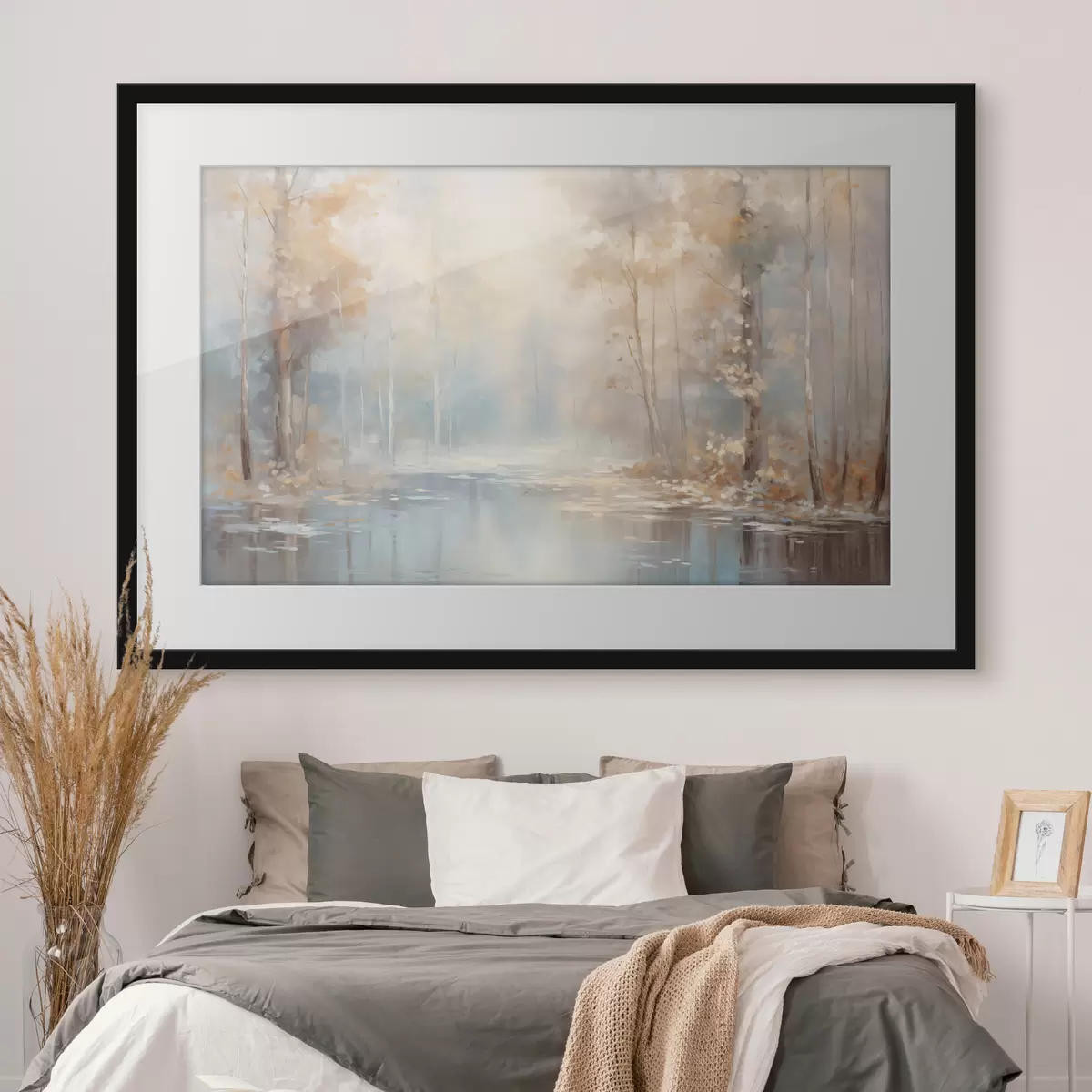 Poster Bruma de otoño sobre el río f43167