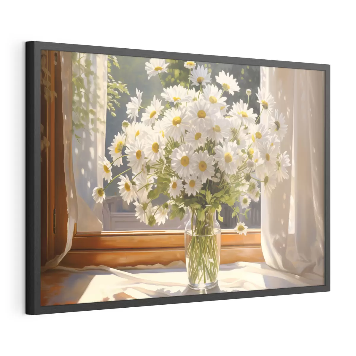 Poster Margaritas en la ventana f43171