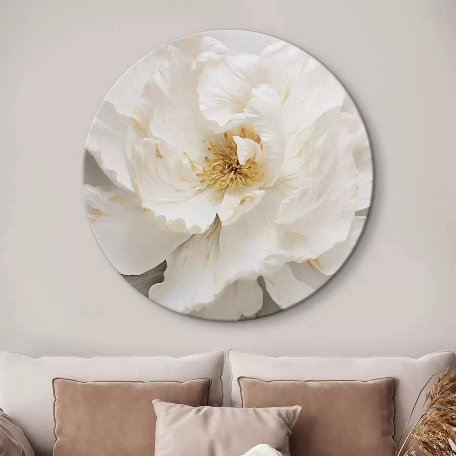 murales de pared Gran flor blanca r43126