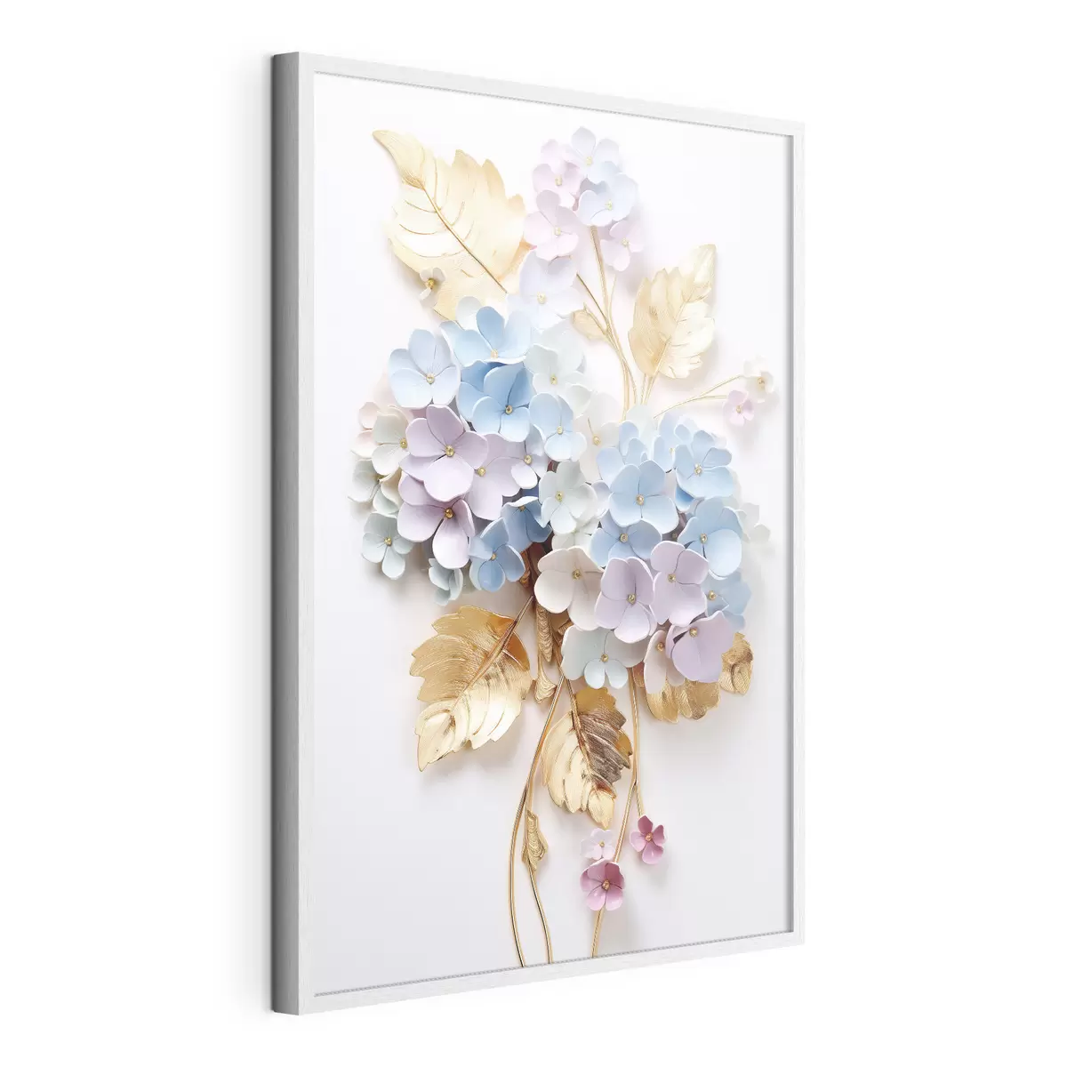 Poster Ramas tiernas de hortensia f43122
